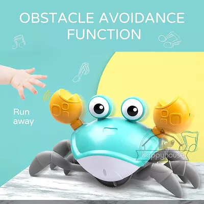 Baby Interactive Toy Crab Octopus Walking Dancing Music LED Electric Kids Toy • $14.99