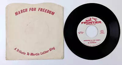 Martin Luther King Tribute March For Freedom 45RPM Record Al Hambrick Frontier • $14.50