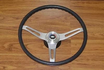 Comfort Grip Steering Wheel Kit Black Cushion 3-spoke Camaro Chevelle Nova ElCam • $224.10