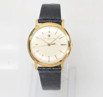 Vacheron & Constantin Ref. 6184 Cal.1002 33mm 18k Vintage Manual Wind Watch • $3499