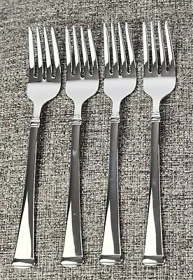 Mikasa HARMONY Glossy 18/10 Stainless 7 1/2  Salad Forks Set Of 4 • $35