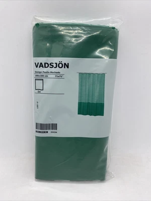 $7.91 • Buy Ikea VADSJON Shower Curtain Green Bath Bathroom 71x71  NEW 