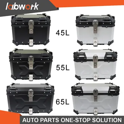 Labwork Motorcycle Trunk Top Case Luggage Storage Tour Tail Box 22L/45L/55L/65L • $103.22