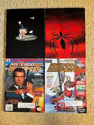 Hand Picked 4 Mag Set Of Nintendo Power Magazines - Vol 99-140-152-165 • $30