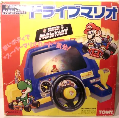 RARE Vintage Super Mario Bros Mario Kart Dash Board Toy W/Box • $300