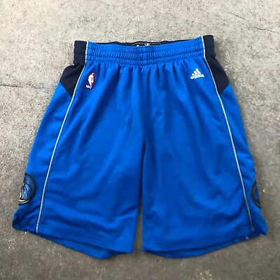 Dallas Mavericks Shorts Mens Medium Blue Embroidered Logo Basketball NBA • $28.98