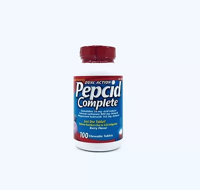 Pepcid Complete Mixed Berry 100 Chewable Tablets • $30