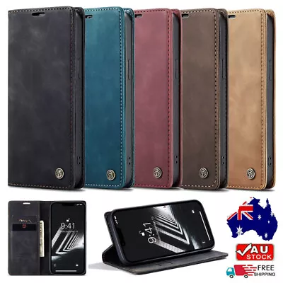 Wallet Leather Case Flip Cover For IPhone 15 14 13 12 11 Pro Max XR X 8 7 6 Plus • $12.89