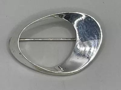 Vintage Signed Pearson Sterling Silver Mid Centry Modernist Pin • $12