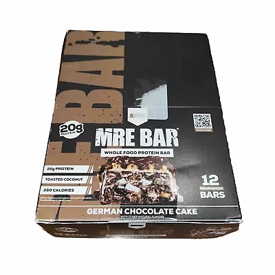 REDCON 1 / MRE Whole Food Protein Bar 12 Ct German Chocolate Cake BB 09/2024+ • $25.90