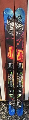$139.99 • Buy 148 Cm Nordica Ace Of Spades J Twintip Skis With Tyrolia SLR 7.5 A.C Bindings
