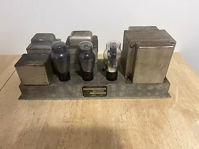 Vintage 1940's NORTHERN WESTERN ELECTRIC R4045A 6L6 Tube Amplifier RARE • $1850