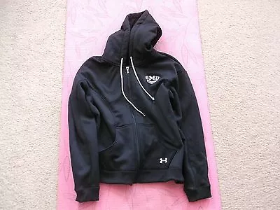 Under Armour Women Smu Mustangs Black Zippered Hoodie Jacket Size Medium • $43.31