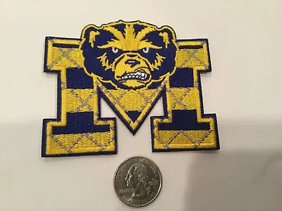 $6.95 • Buy The University Of Michigan Wolverines Vintage Embroidered Iron On Patch 3.5” X 3