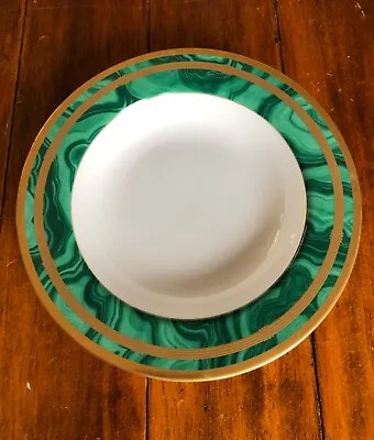 CHRISTIAN DIOR Gaudron Malachite Green Soup Plate / Bowl • $39.99
