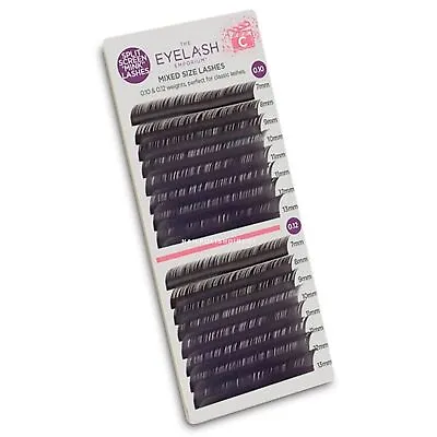 Eyelash Emporium Mink Lashes Individual Lengths 7mm 0.10 To 13mm (0.12) - C Curl • £16.08