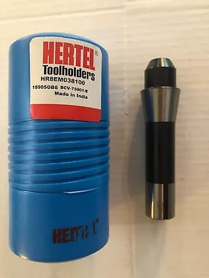 HERTEL HR8EM038100 R8 Taper Shank 3/8  Hole End Mill Holder/Adapter BCV-75901-B • $79.50