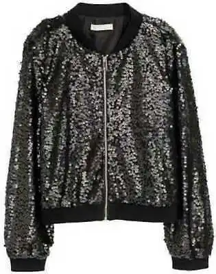 H&M Sequin Bomber Jacket Black Lace Skater Boucle Snakeprint Dress Lanvin Tote • $49.99