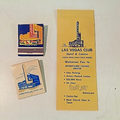 Vintage 1970's Lot Of 3 Souvenir Las Vegas Club Hotel Casino Matchbooks Coupon G • $10.99
