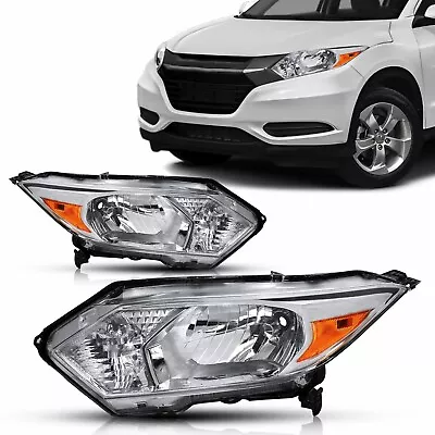 NEW FOR 2016 17-2018 Honda HRV HR-V Clear Lamps Headlights Left+Right Assemblies • $152.94