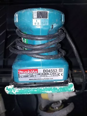 Makita BO4553 Palm Sander 110v (A147) • £14.99