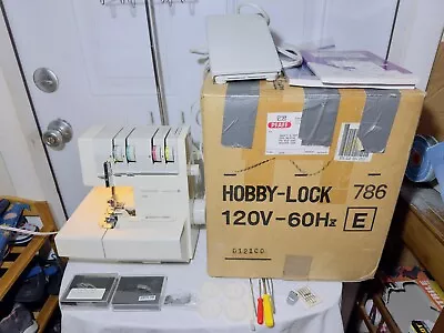 PFAFF Hobbylock 786 Serger Overlock Sewing Machine Box Works But Needs Service • $179.99