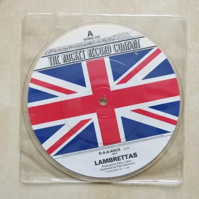LAMBRETTAS D-a-a-ance / (Can't You) Feel The Beat UK 7  Picture Disc 1980 • $16.17