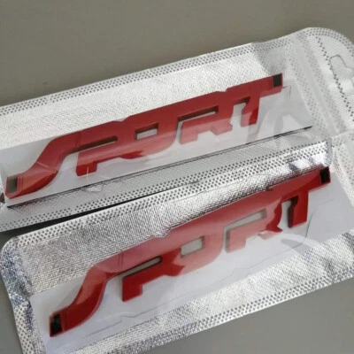 $4.70 • Buy 2x 3D Metal SPORT Logo Emblem Badge Sticker Trunk Fender Decals Car Accessories
