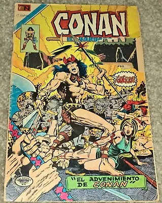 Scarce HTF Conan 1 MX 1st App Editorial Novaro 1970 1980 Vintage Cameo King Kull • $149.99