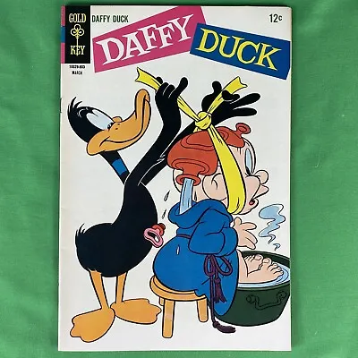 Daffy Duck #52 NM March 1968 Gold Key Elmer Fudd Cover Warner Bros. Looney Tunes • $14.96