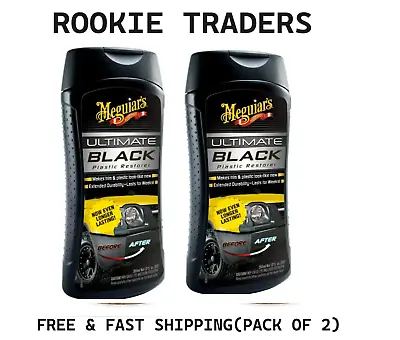 2 Pack -  Meguiar’s Ultimate Black Plastic Restorer White Liquid • $19.50