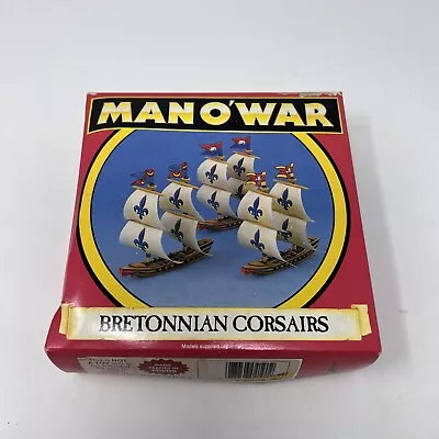 Vtg 1993 Games Workshop Man O' War Bretonnian Corsairs Citadel Unpainted • $119.99