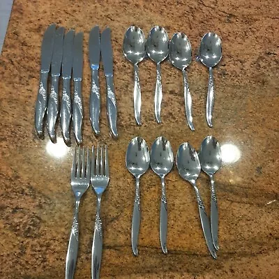 Oneida LTD Wm A Rogers Premier La Rose Stainless 16 PCS • $59