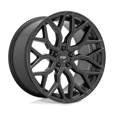 Niche M261 Mazzanti Matte Black 1-Piece Wheels: 19x8.5 5x100 40 Mm • $361
