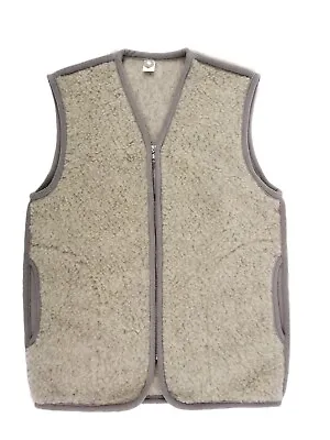 MEN Woollen WAISTCOAT VEST  MERINO WOOL 100%  HYPOALLERGENIC GOOD GIFT!!!  • $24.63