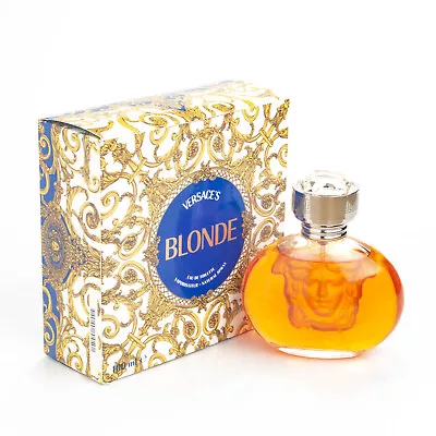 Versace Blonde 3.3OZ EDT Spray Eau De Toilette Vintage Original Women Perfume • $224.99