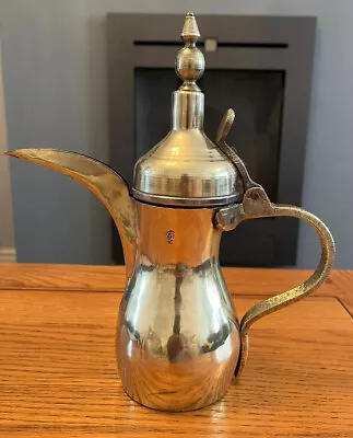 Antique Brass Middle Eastern Dallah Coffee Pot  • $43.58