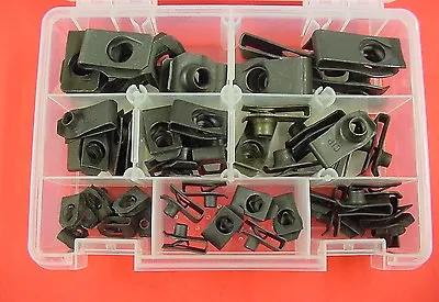 $35.19 • Buy 1946-1980 Chevy 53Pc Assortment Extruded U-Nuts Clips Kit Hood Body Panel Fender