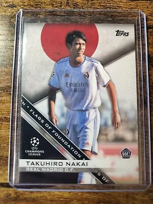 2021-22 Topps UEFA Champions League Takuhiro Nakai Flags Of Foundation RC #FF-02 • $7.99