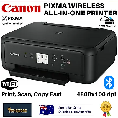 $119 • Buy Canon Wireless Pixma Multi FunctionT S3160 Printer + Ink Print Photo Scan Copy 