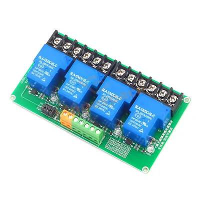 5V 12V 24V 30A 4 Channel Relay Module High And Low Level Relay Module Smart Home • $11.39