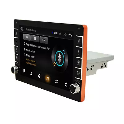 Car Radio 1Din Android Multimedia Player Wifi GPS Nav 9in Touch Screen FM Stereo • $138.46