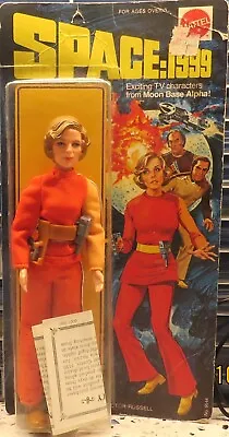 SPACE 1999 DOCTOR RUSSELL Action Figure Doll Toy Mattel 1975 Moon NOC Unpunched • $145