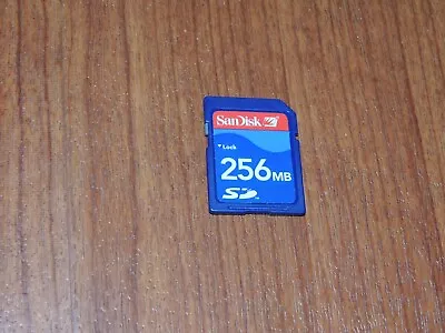 OEM Genuine SanDisk 256MB SD Memory Card • $20.32