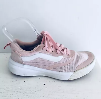 Vans Off The Wall Casual Running Shoes Size US 5 Womens Pink Laces • $29.95