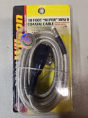 Wilson 305-830 18 Foot Super Mini 8 RG8X Antenna Coax Cable PL259- FME Connector • $25.99