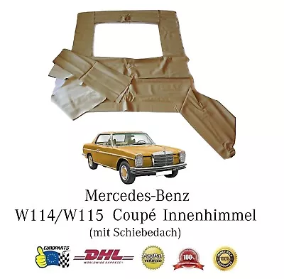 Mercedes Benz W114 Coupe C114 Interior Sky With Sunroof Perforated Cream • $71.69