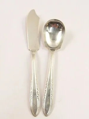 National Silver Flame Aka Viceroy EPNS Master Butter Sugar Spoon D Mono G027 • $13.49