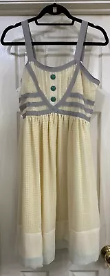 Matilda Jane Women’s Dress Babydoll Green Buttons Size Large • $16.99