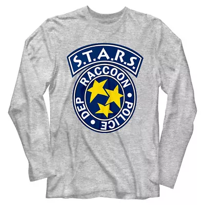 Resident Evil Raccoon City Police Dept STARS Mens Long Sleeve T Shirt Zombie Top • $29.50